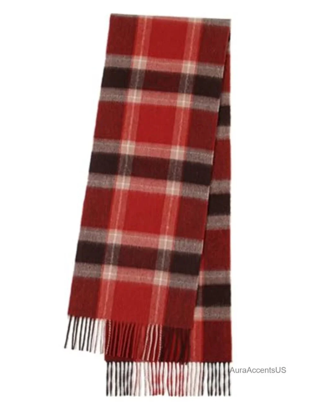 Women's Plaid Fringe Scarf Oversized Wrap Shawl Acrylic Winter Warm